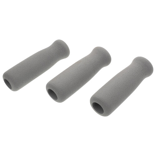12Pièces Grip De Canne Confortable En Éponge Gris Antidérapant 1