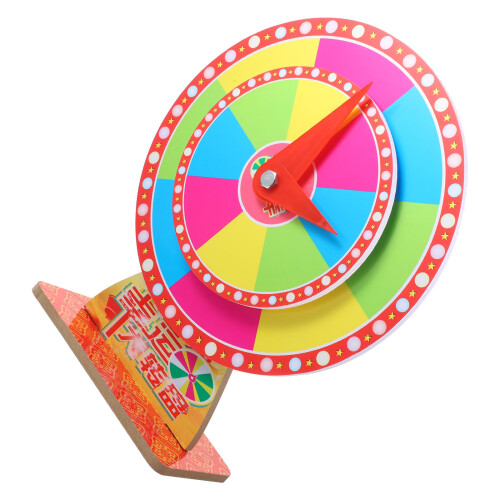 3Pcs Compact Plastic Prize Wheels for Prank DIY Fortune Game Props 1