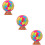 3Pcs Compact Plastic Prize Wheels for Prank DIY Fortune Game Props 10