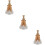 3Pcs Refillable Foaming Travel Bottles Pe Multi Cloud Bear Design 10