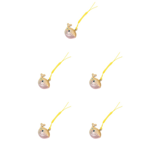 5Pcs Phone Charm Cute Hanging Keychain 2