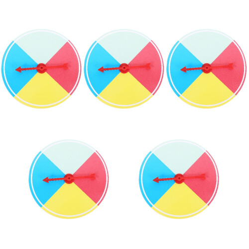 5Pcs Practical DIY Prize Wheel Plastic Game Turntable for Events 1