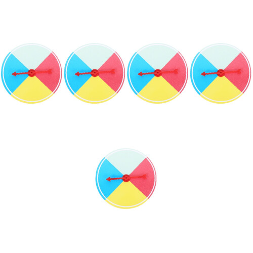 5Pcs Practical DIY Prize Wheel Plastic Game Turntable for Events 2