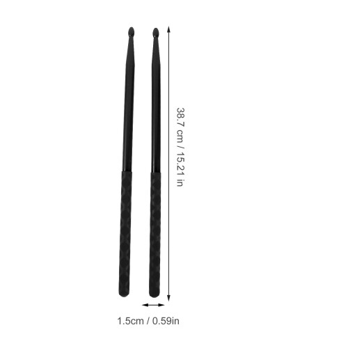 Lightweight Nylon Drumsticks with Non-Skid Grip for Percussion 1
