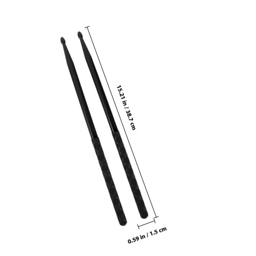 Lightweight Nylon Drumsticks with Non-Skid Grip for Percussion 2