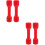 4Pcs Kids Gym Hand Weights Red ABS Plastic Interactive Toy 7