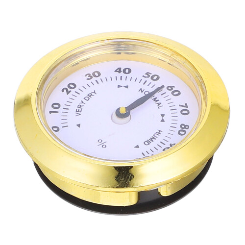 5Pcs Assorted Color Round Hygrometer Durable Plastic Indoor Outdoor 1
