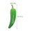 90Pièces Faux Piments En Mousse Vert Accessoires Décoratifs 10