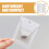 Lightweight Silver PVC Necklace Storage Bags Self-Adhesive Back 6