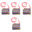 4Pcs Small Crossbody Sequin Purse Multi Coin Bag 3