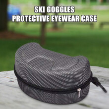 (Grid Large) Ski Goggles Case for Snowboarding & Storage