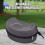 (Grid Large) Ski Goggles Case for Snowboarding & Storage 1