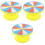3Pcs Durable Plastic Rotatable Math Turntables for Party and Teaching 4