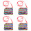 4Pcs Small Crossbody Sequin Purse Multi Coin Bag 5