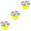 3Pcs Durable Plastic Rotatable Math Turntables for Party and Teaching 6