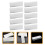 Lightweight Silver PVC Necklace Storage Bags Self-Adhesive Back 7