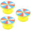 3Pcs Durable Plastic Rotatable Math Turntables for Party and Teaching 8