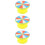 3Pcs Durable Plastic Rotatable Math Turntables for Party and Teaching 9