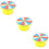 3Pcs Durable Plastic Rotatable Math Turntables for Party and Teaching 10