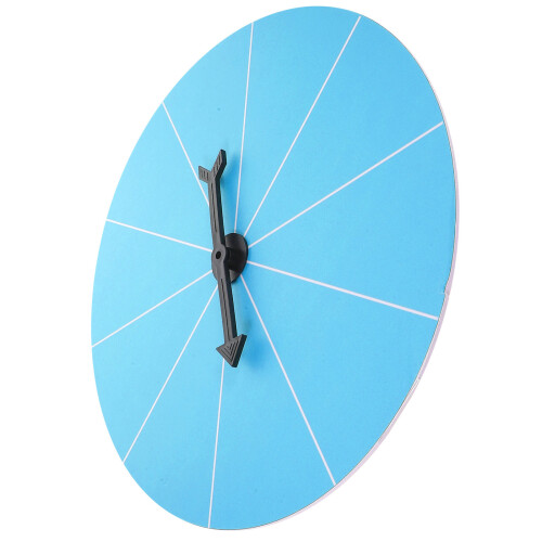 5Pcs Plastic Prize Wheel for Parties DIY Rotatable Blue Game Wheel 2
