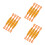 12Pcs Durable Orange Bicycle Wheel Reflective Strips Tool-Free Install 8