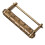 4Pcs Dark Brown Retro Combination Lock for Cabinet Security 2