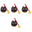 4Ensembles Jouet Percussion Musical ABS Chat Cartoon Noir Décor 4