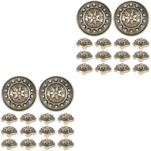 2 Count Button Maker Extenders For Jeans Belt Buttons Round 2