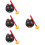 4Ensembles Jouet Percussion Musical ABS Chat Cartoon Noir Décor 8