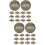 2 Count Button Maker Extenders For Jeans Belt Buttons Round 7