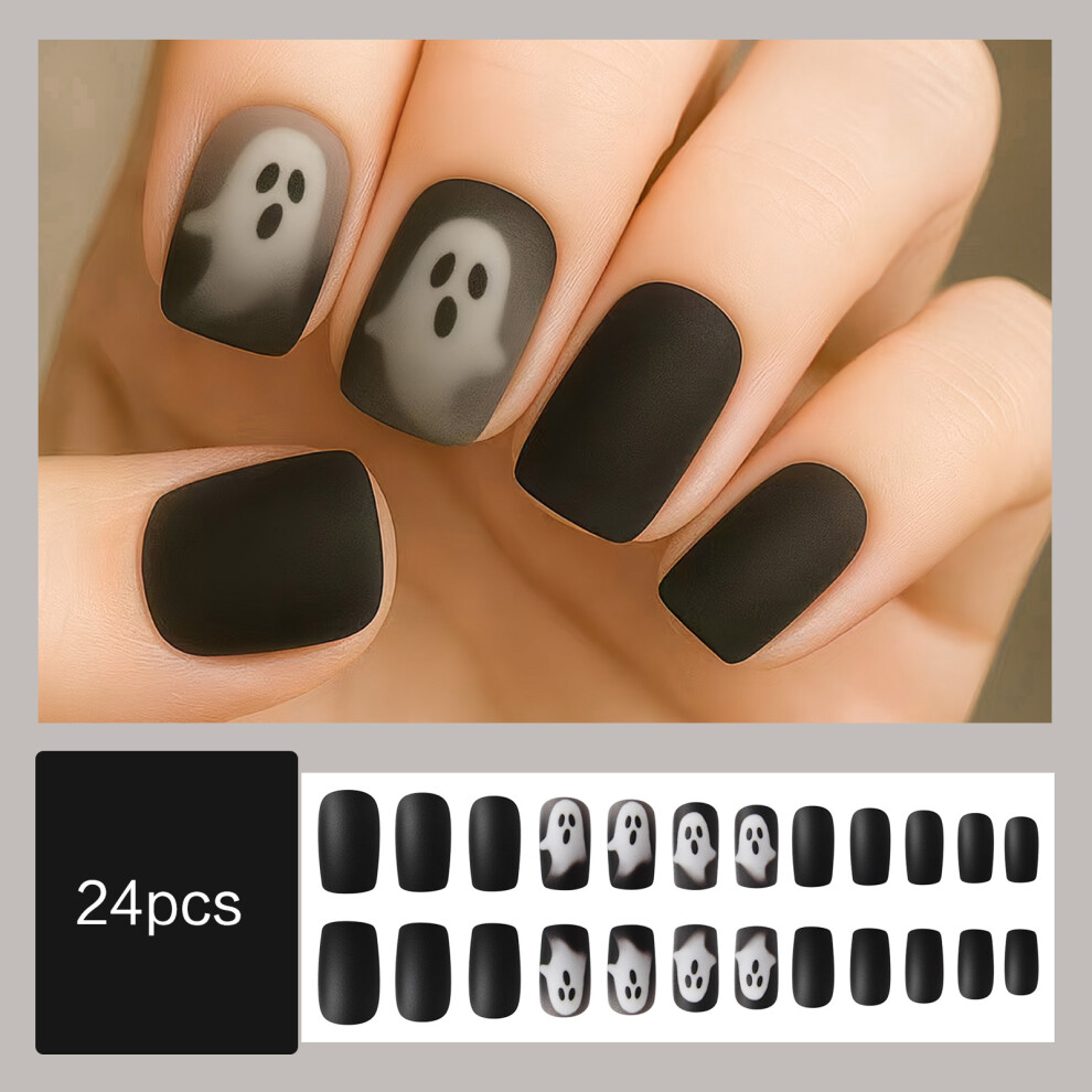 Dachuang Beauty 24Pcs Halloween Press-On Nails, Chip-Proof & Smudge-Proof