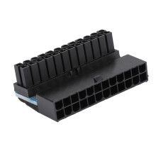90 Degree 24Pin Female to Male ATX Adapter