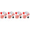 4Sets Gezelschap Rood Hout Duurzaam Set 4