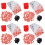 4Sets Gezelschap Rood Hout Duurzaam Set 5