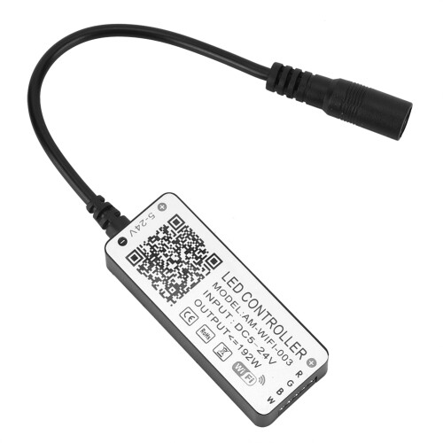 Controller per luci LED compatibile con Bluetooth Mini controller RGB Bluetooth Striscia LED controllabile tramite app wireless Controller per 2