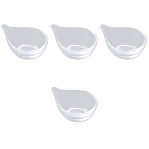 4Pièces Bols En Verre Pour Masques Faciaux DIY Et Usage 1