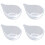 4Pièces Bols En Verre Pour Masques Faciaux DIY Et Usage 4