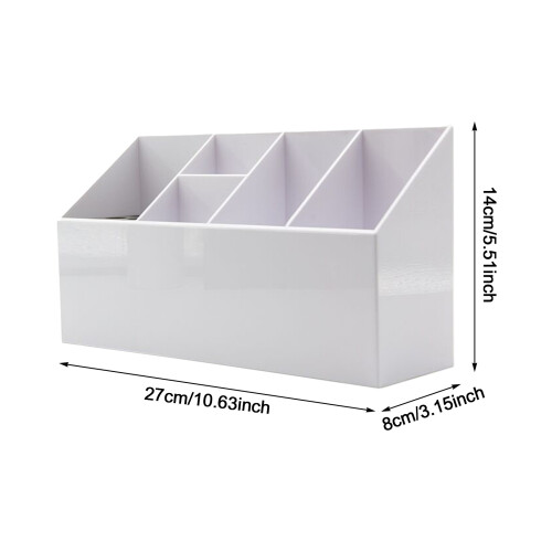 (White) Salon Scissors Organizer with Multiple Compartments
