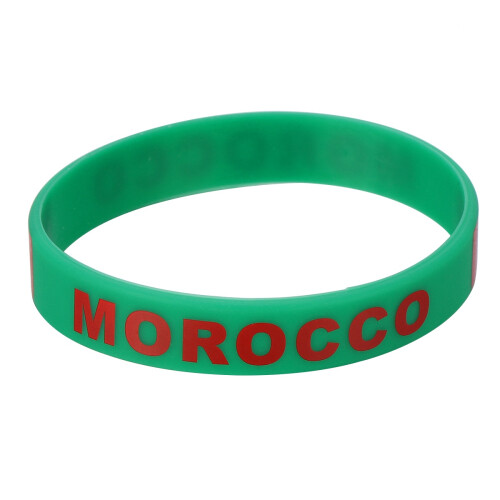 12Pièces Bracelets Silicone Pays Pour Matchs 1