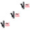 3Sets Practical Pink Harness and Leash Kit for Small Pets 6