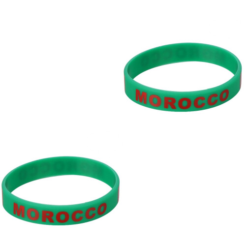 12Pièces Bracelets Silicone Pays Pour Matchs 2