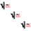 3Sets Practical Pink Harness and Leash Kit for Small Pets 10