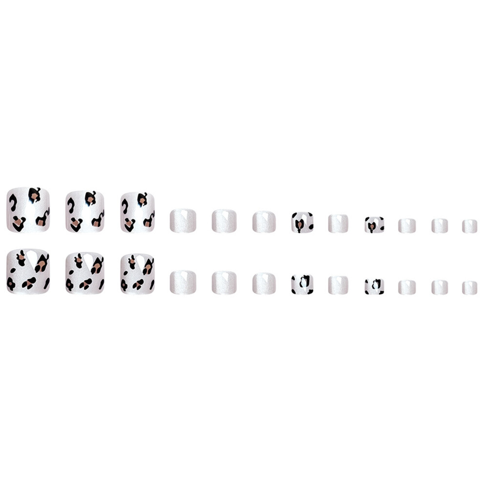 Creation-3C Press-On Cat Eye Square Toenails For Women