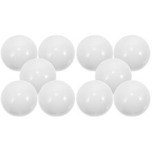 10Pièces Perles Roulette Blanches Rondes Pour Animation Jeux De Fête