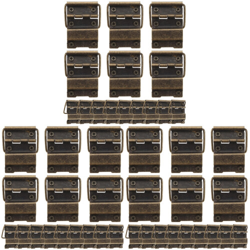 90Pièces Charnières Pour Boîtes Bois Vintage Solides