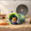 (S) Warm Fleece Pet Sleeping Bag for Hamsters 3