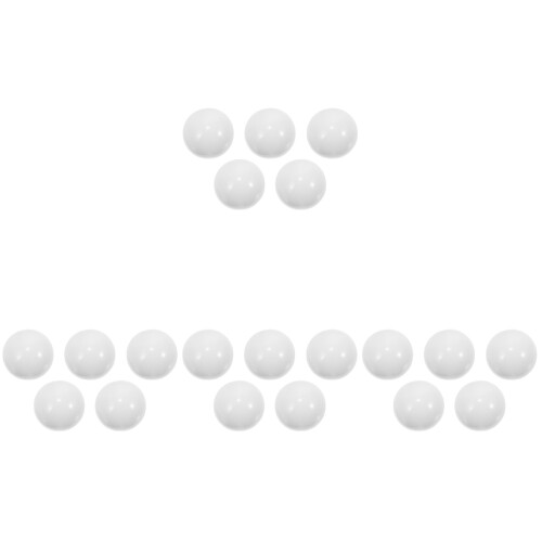 20Pièces Perles Jeu De Roulette Blanches En Pour Fête
