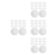 100Pièces Boules Creuses Blanches En Pour Machine À Cadeaux