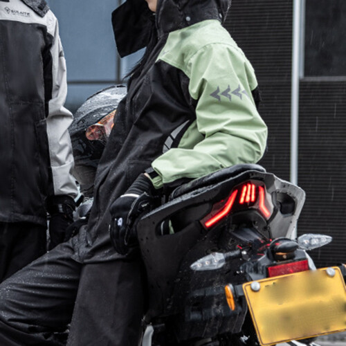 (Green, M) Imperméable Vélo Homme/Femme, Coupe Vent 2
