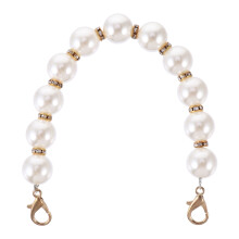 3 Pcs Pearl Chain Miss Women'S Purse Handbag Replacement Accessories